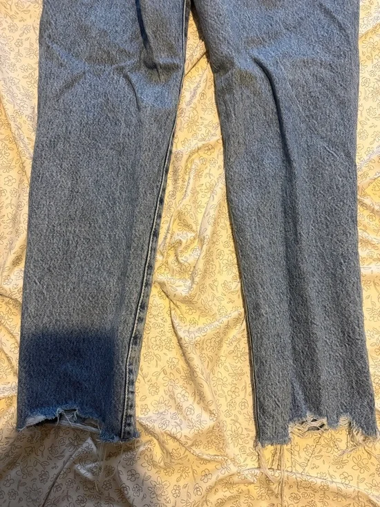 Garage Women's Light Blue  Denim Mom Jeans - Picture 6 of 11